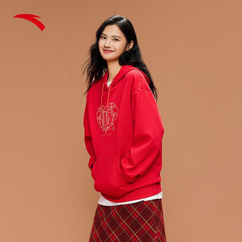 ANTA Women s New Year Good Luck Hooded Pullover M