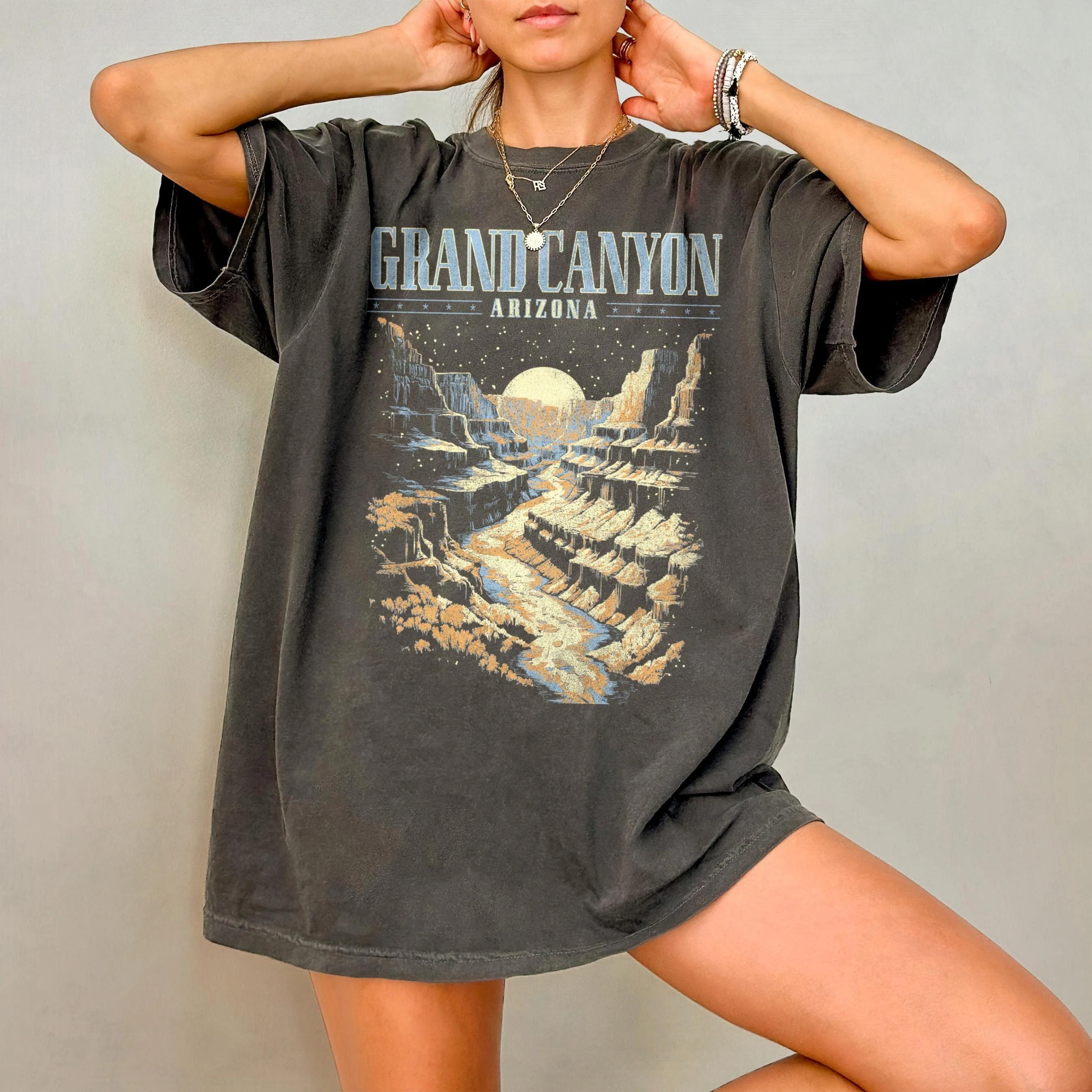 

Grand Canyon Printed Tshirt SpringSummer Womens Shirt 2026 New Fashion Trend Top Short Sleeve Comfortable Tshirt S