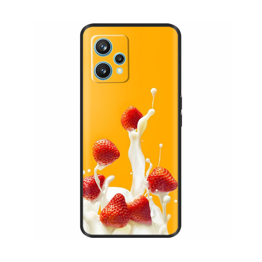 For Realme 9 Case Cover Lovely Plants Cartoon Cases for OPPO Realme 9 4G RMX3521 Realme9 Phone Case Soft Silicone fundas coque