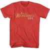 It's a Wonderful Life Logo Red Heather T-Shirt Unisex T-Shirt