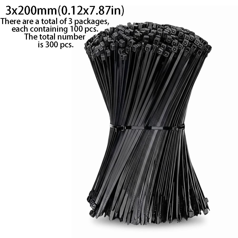 UV Resistant Nylon Cable Ties Detachable Zip Ties Cable Tie Heavy Duty Cable Ties  Home Use