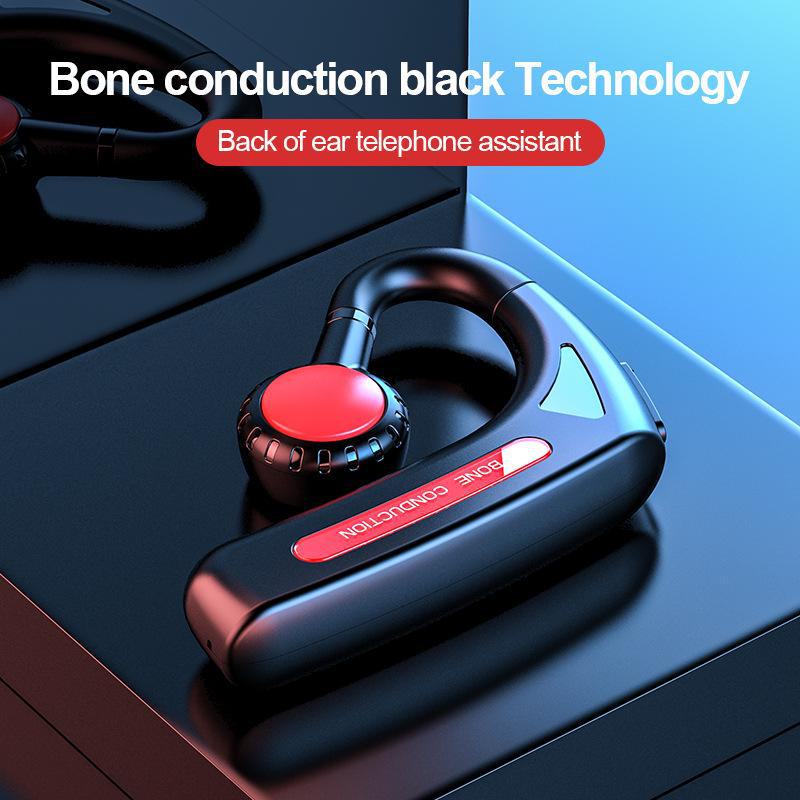 New 618 Bluetooth Bone Conduction Ear-Hanging Headset - Business & Sports Stereo