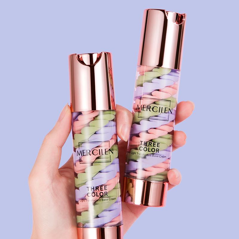 MERCILEN Three -Color Light Sensation Isolation Cream Moisturizing Makeup Before The Base To Modify Skin Isolation Milk