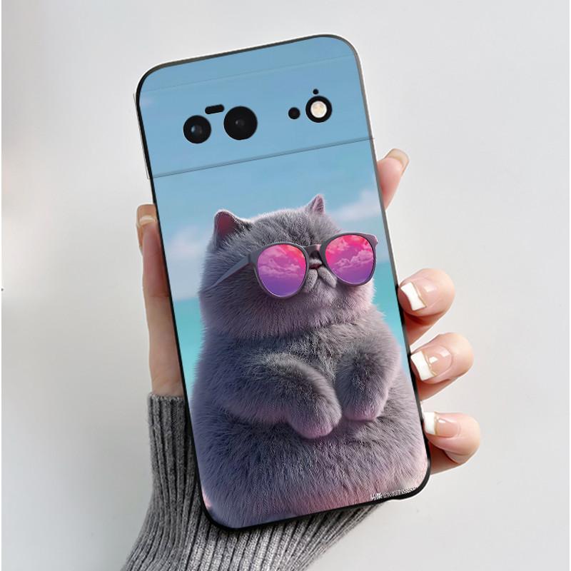 Coque Pour Google Pixel 6 6A 6Pro Pixel6 Pro Pixel6A Coque Luxe Mignonne Cool Garçons Filles Noir Mat Mince Souple Silicone Arrière Cover