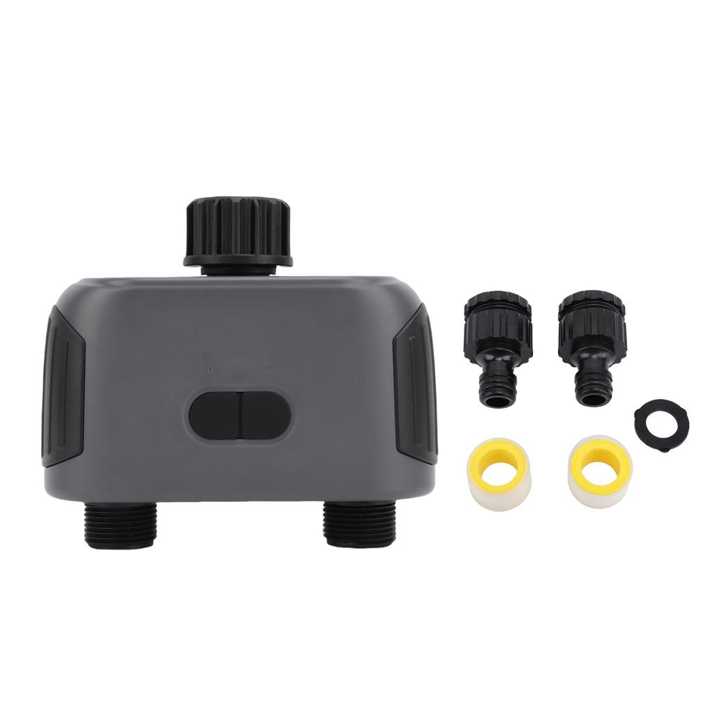 Bluetooth Irrigation Timer 2 Outlets Smart Water Valve Controller Adjustable Watering Sprinkler