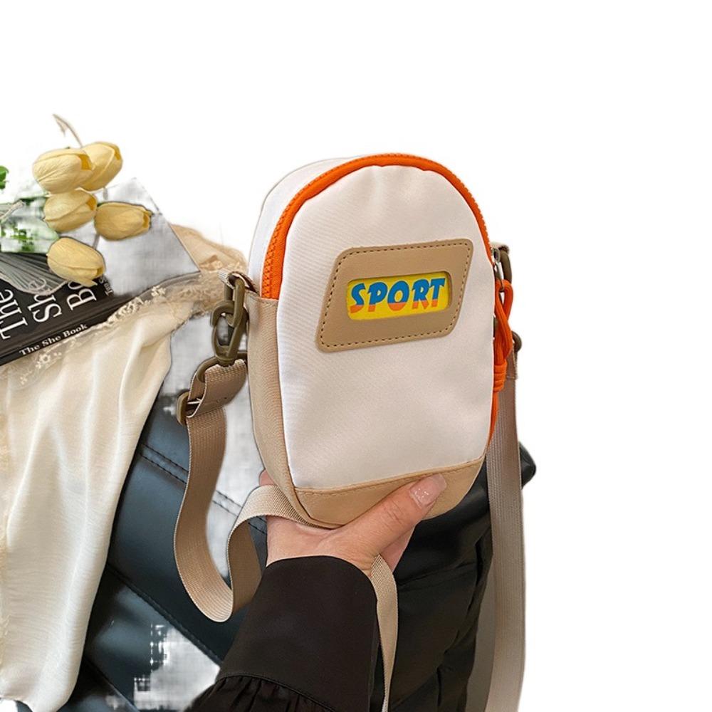 Casual Small Square Bag Large Capacity Mobile Phone Pouch Canvas Crossbody Bag  Travel