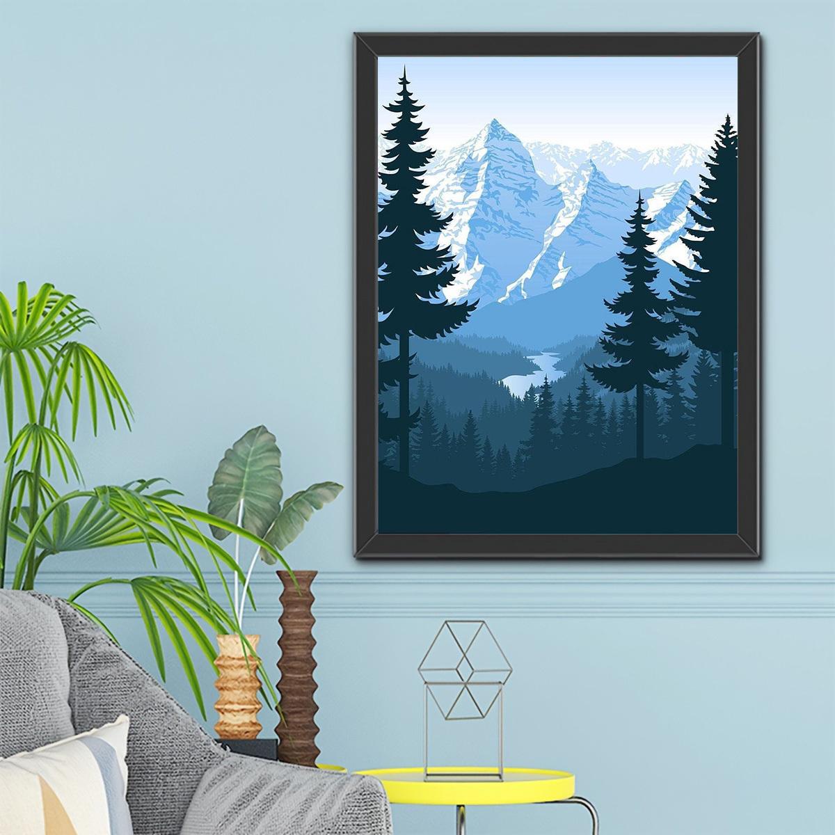 

5D DIY Алмазная картина Сосна Набор для вышивки крестом Мозаика Алмазная вышивка Роза Полный круглый/квадратный дрель Украшение дома Round 30x40cm