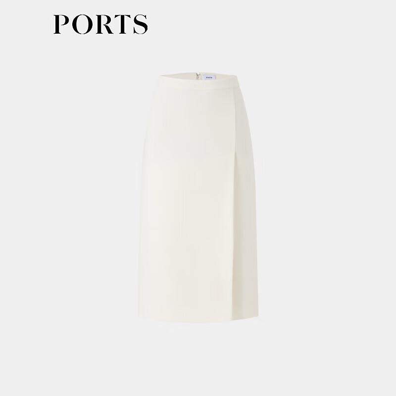 PORTS Elegant Pleated Midi Skirt