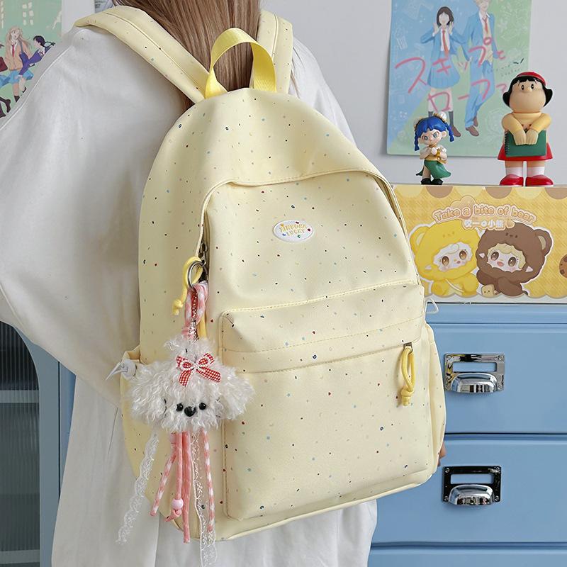 Zaino coreano nuovo piccolo fresco pois zaino femminile studenti delle scuole medie ins versatile grande capacità zaino stile campus
