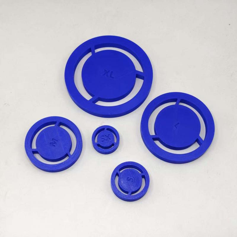 Pottery Foot Ring Trimming Template 5 Sizes Non-Stick Clay Mold for Home Studio DIY Ceramic Craft Making Supplies