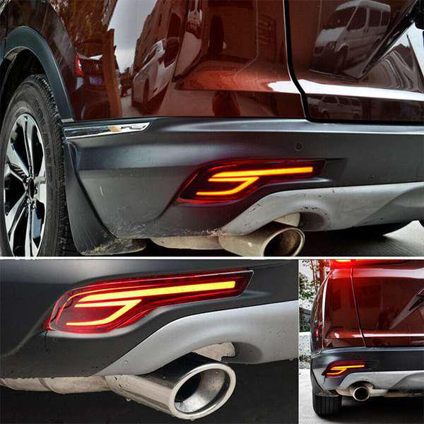 LED Rear Bumper Reflector Taillights for 17-19 Honda CRV
