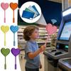 Heart Design Magical Tap To Pay Wand 3D Printed Convenient Checkout NFC Payment Wand Credit Card Holder Magic Payment Stick