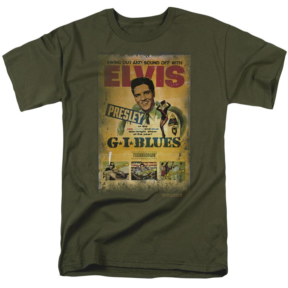 Elvis GI Blues Poster T-Shirt S