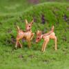 2Pcs Lovely Couple Deer Mini Craft Micro Landscape Bonsai Garden Home Decor
