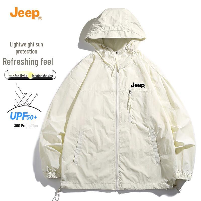 

Мужская куртка JEEP для активного отдыха и велоспорта, с защитой от солнца из ледяного шелка XXL