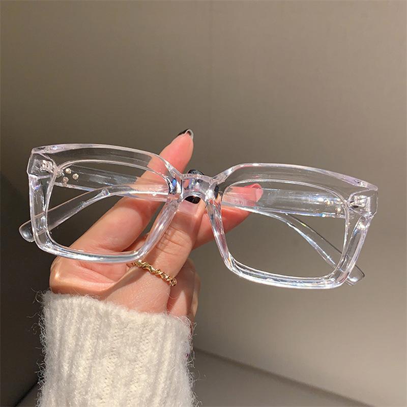 Fashion Square Glasses For Women Classic Blue Light Blocking Men Daily Life Stylish Brand Designer Eyewear