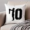 Soccer Athlete LM 10 LLionel MMessi Cushion Cover Pillowcase Antidustmite Invisible Zipper Short Plush Sofa Cushion