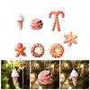 Christmas Tree Ornament Creative Cute Xmas Pendant Christmas Decoration Sweet for Birthday Festivals Holidays Home Themed Party