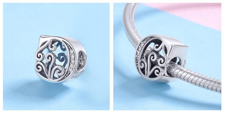 Charms Do Pandora Zawieszka Charms Litera C Srebro 925