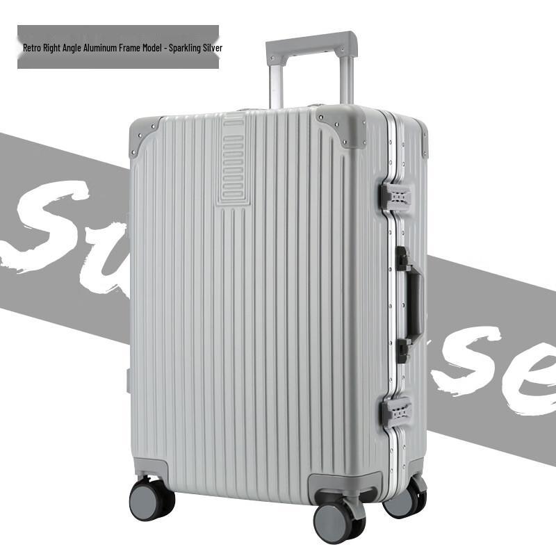 JOURHEY SHI Aluminum Frame Luggage 24 inch