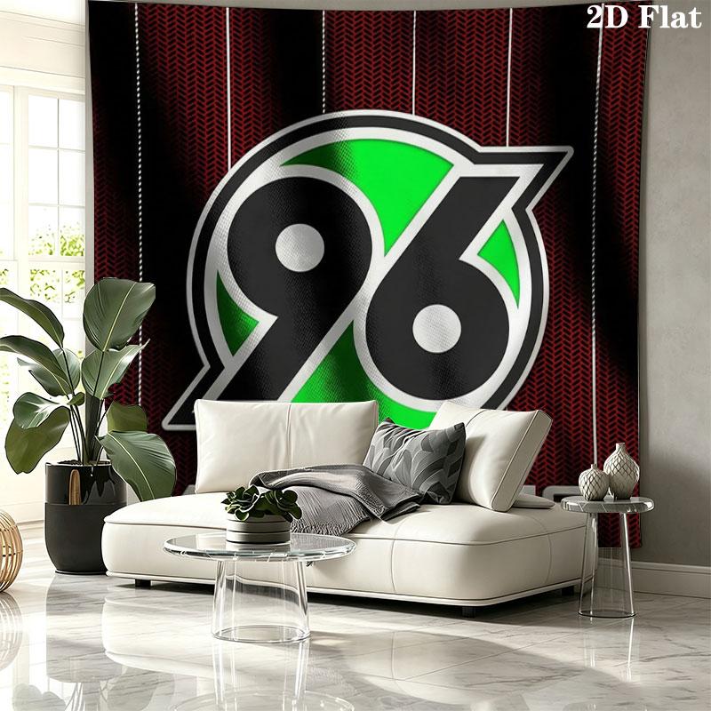 Hannover 96 Custom Name Wall Tapestry Aesthetic Wall Hanging Printed Fabric Blanket Decorative Tapestries for Bedroom Living Room Home Decor
