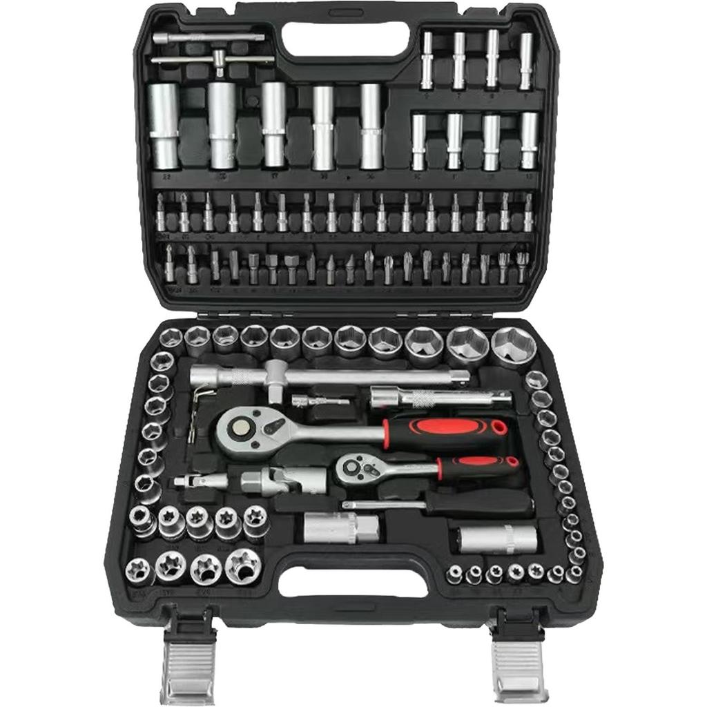 46-piece Cross-border Socket and Screwdriver Set with Small Ratchet Wrench for Household and Auto Repair