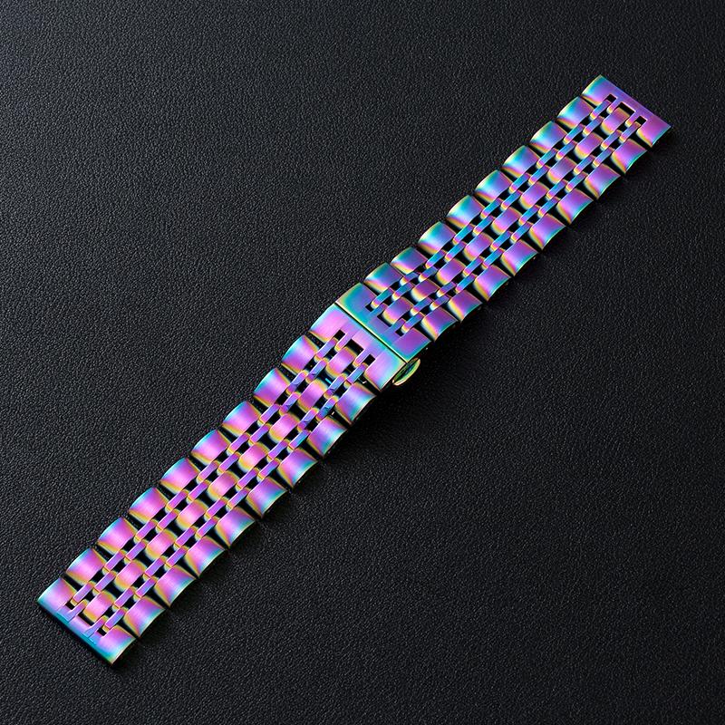 Stainless steel strap for apple watch Series 10 9 8 7 6 5 SE watchband iwatch 46mm 42mm 45mm 49mm solid metal Band Wristband