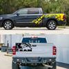 Pickup Body Side Stickers For Dodge RAM 1500 Rebel Truck Graphics Splash Grunge Decor Decal Trunk Vinyl Cover Auto Accessories