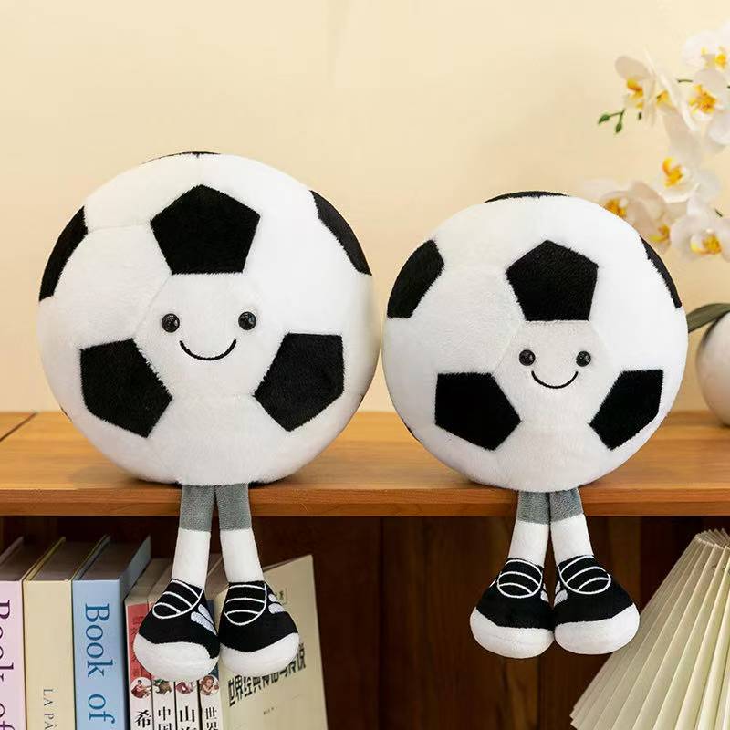 Latest Football, Basketball, Rugby Doll Kawaii Plush Toy Doll Cartoon Anime Cute Children's Birthday Gift Doll Christmas