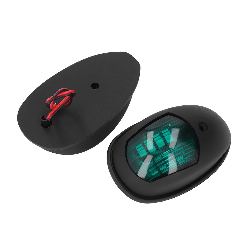 2 Pcs LED Boat Navigation Light Green   Red Port 1NM Visibility IP66 Waterproof LED Boat Bow Lights  1224V