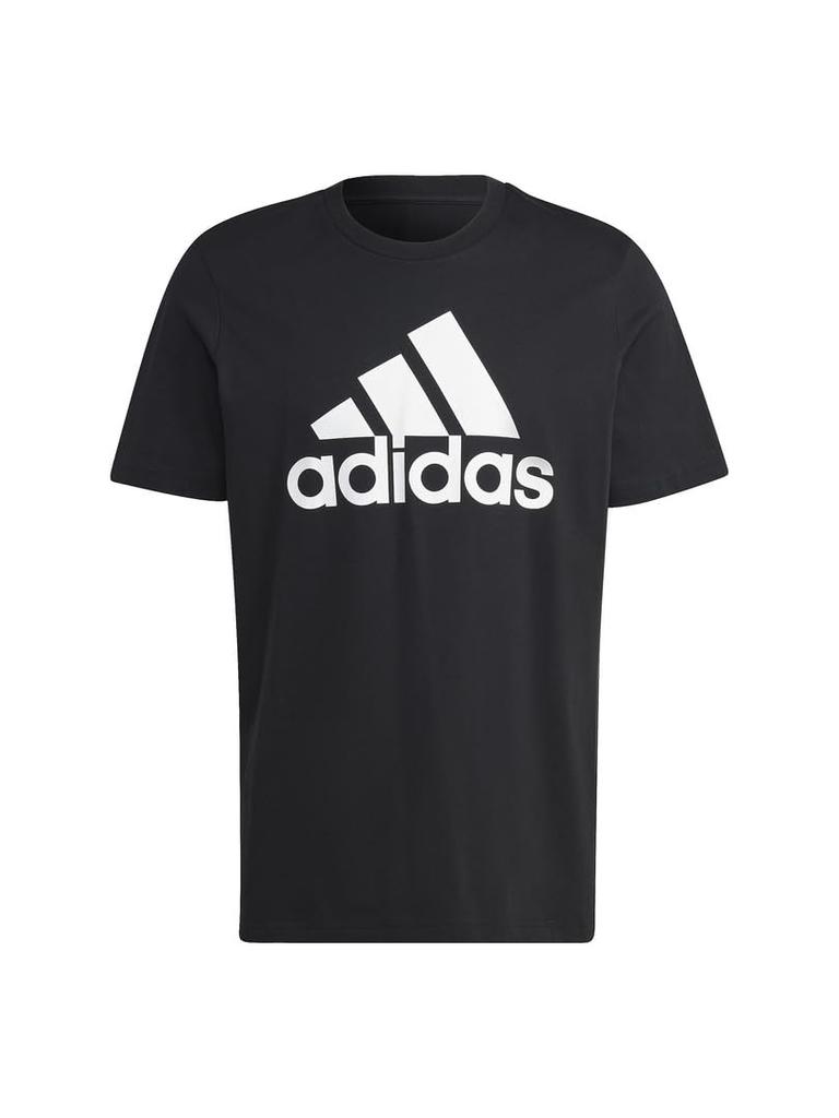 Short Sleeve Essentials Single Jersey Big Logo ECQ96 S [Adidas] T-Shirt Black/White (IC9347)