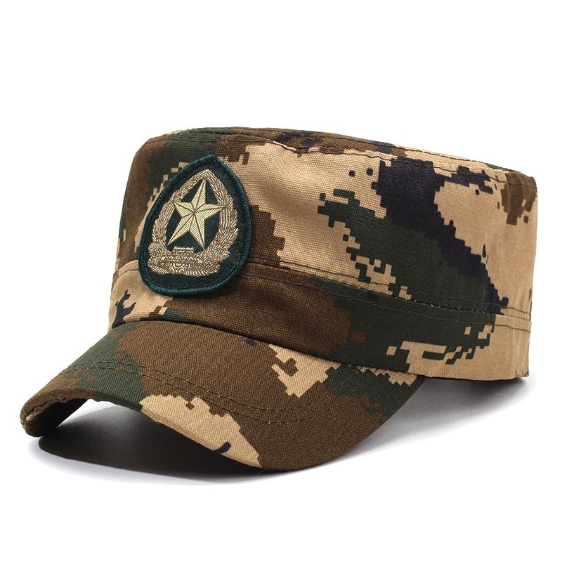Camouflage Army Hat Men Women Baseball Cap Camo Military Cadet Outdoor Sport Adjustable Combat Flattop Sun Cap