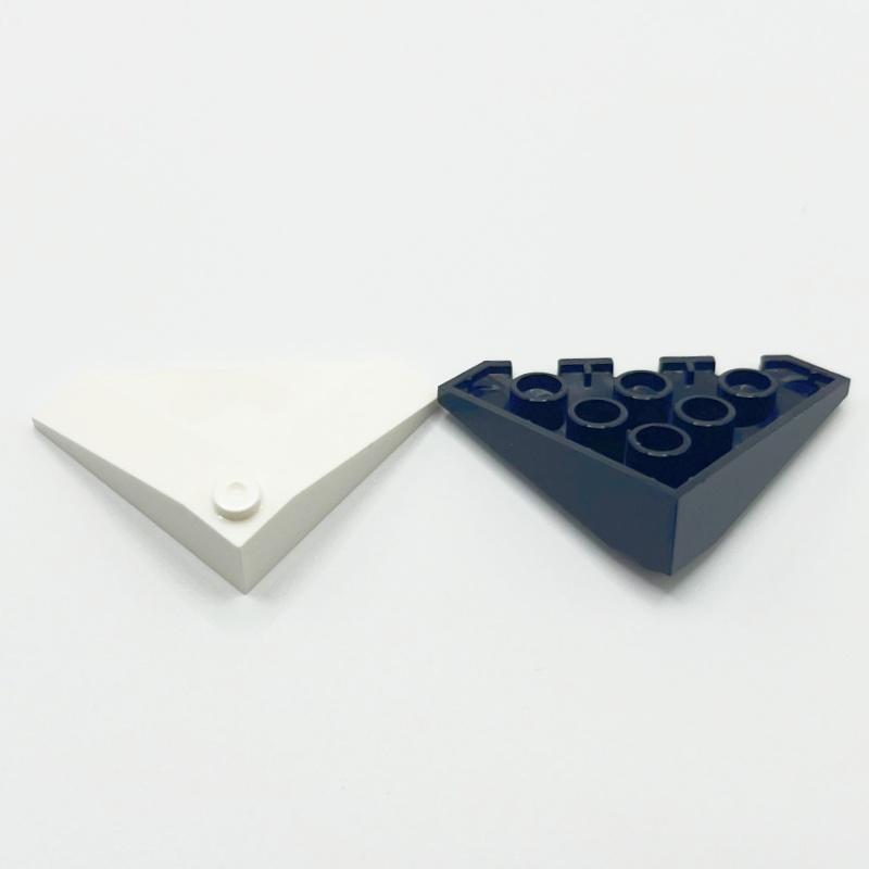 Buildings Blocks 43708 Wedge 4 X 4 Slope 18 Corner Bricks Collections Bulk Modular GBC Toys For Technical MOC 1Pcs