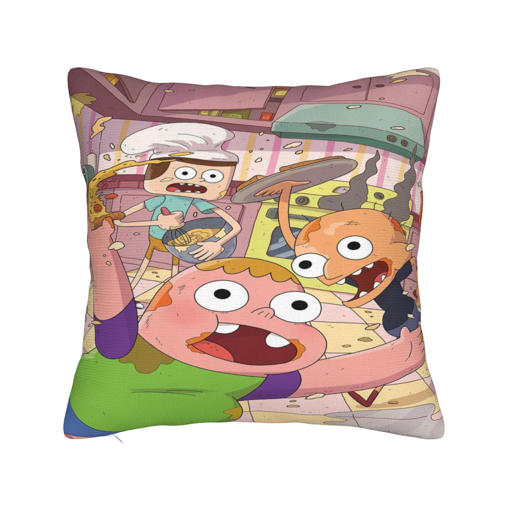 Clarences cartoon Pillowcases Accessories Printed Cushion Cover  Throw Pillow Cover Car Decoration Square Multiple Sizes 12x12in 30X30cm