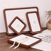 Luxury Solid Wood Jewelry Display Tray for Rings, Bracelets, and Necklaces