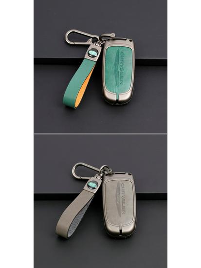 Chrysler 300C Genuine Leather Key Case for 2012-2016 Models, Sebring, Grand Voyager