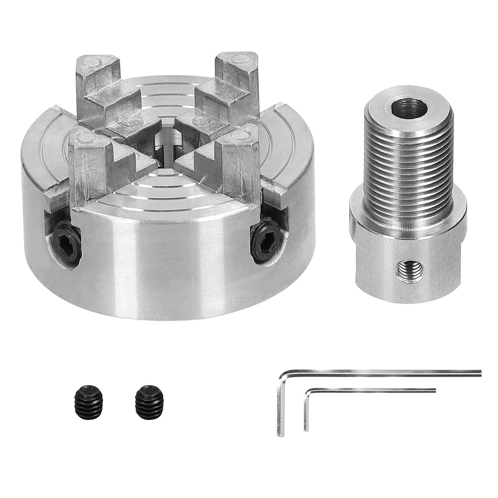 Mandrin de Tour à 3 Mors4 Mors Auto-centreur Manuel Boulon de Montage Pour Machine à Rectifier Fraiser Tourner