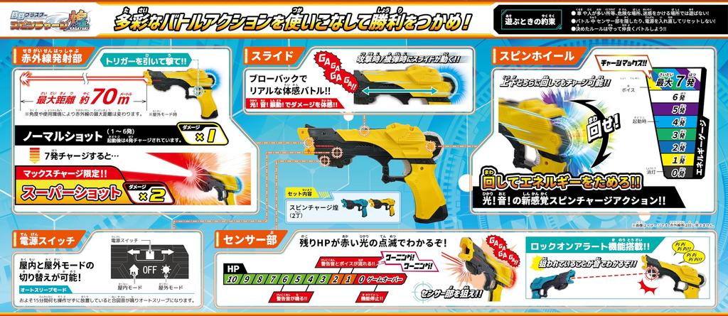 Ishikawa Leksaker BB Blaster Spin Charge Kira