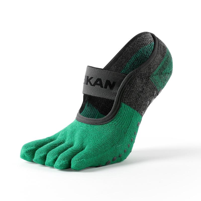 MEIKAN Non-Slip Five-Finger Yoga & Pilates Socks 35-38