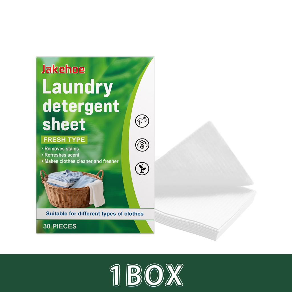 90 STÜCK Waschmittel-Tabletten Konzentriertes Waschöl Flecken Glatte Kleidung Schnell auflösend Keine Rückstände Frische Kleidung Reinigungs-Tabletten