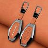 For Chery Jietu X70 X70Plus X70M X90Plus X95Pro Key Case Car Remote Key Fob Zinc Alloy Leather Protective Case Car Accessories