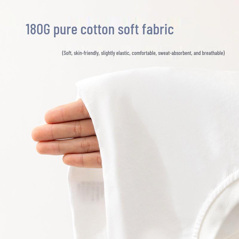 Boys' Cartoon Patchwork Long-Sleeve Striped Cotton T-Shirt