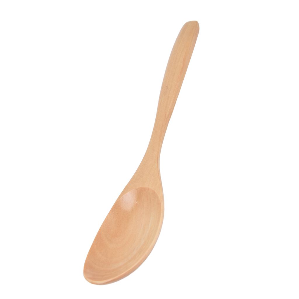 Small Wooden Spoon Excellent Heat Resistance Kitchen Cooking Utensil Tool for Household
