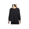 Nike Solid Color Crew Neck Long Sleeve T-Shirt Women tops IH8598-010