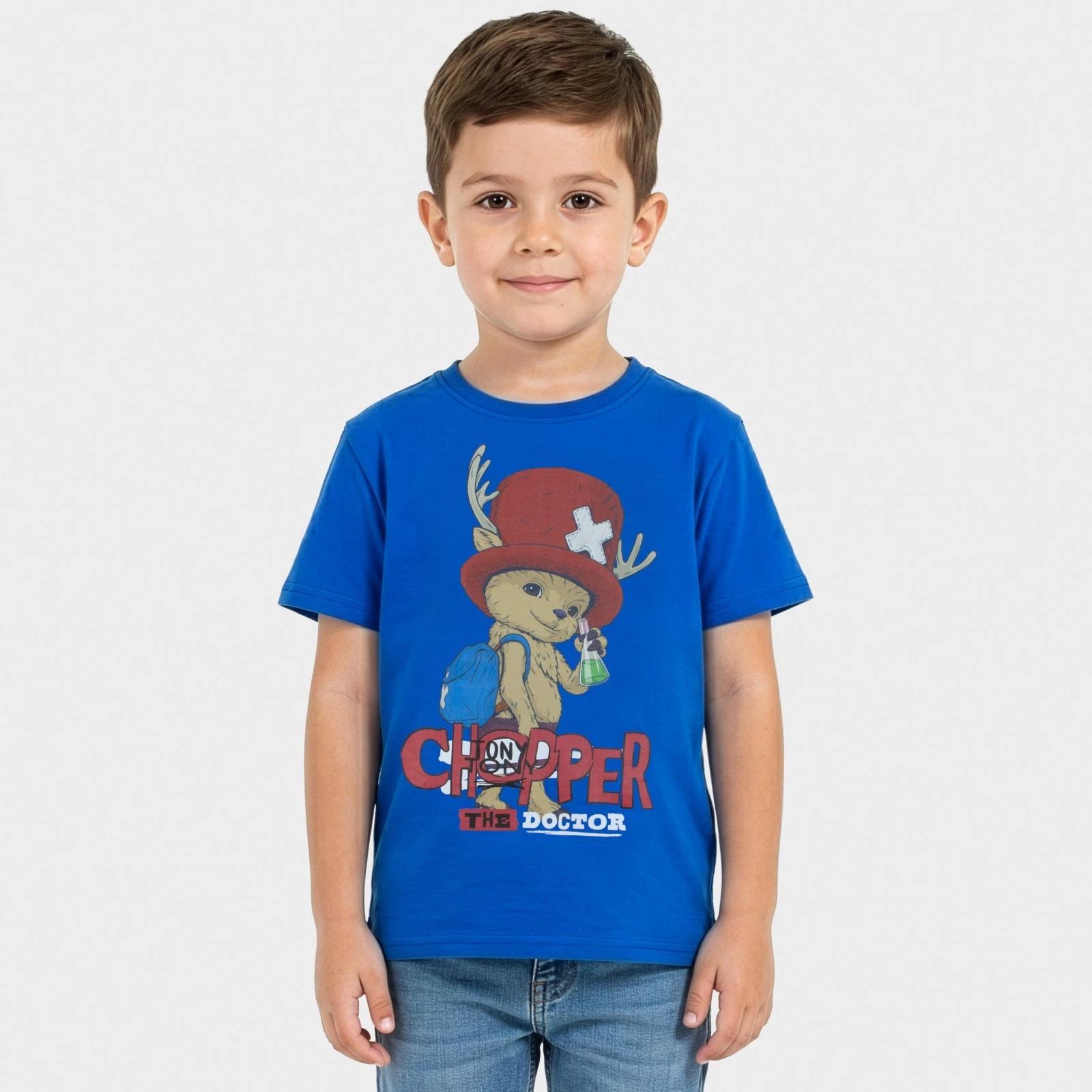 One Piece Children s T-shirt | Short Sleeve Tshirt | Anime Shirt | Tony Tony Chopper Tee 120