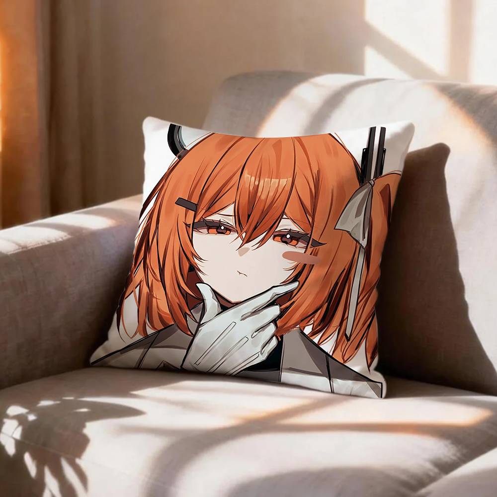 VN DDDLC Girl YYuri   Pillow Case Pattern Printed Pillowcase For Living Room Sofa Cushion Cover