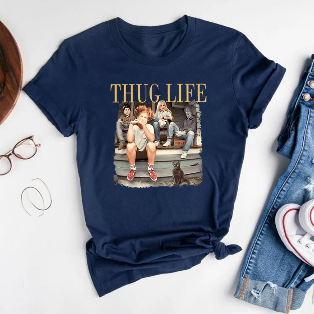 Thug Life Halloween Bad Witches T Shirt Retro Witches Movie Shirts Halloween Character Top Halloween Sanderson Sisters Gift