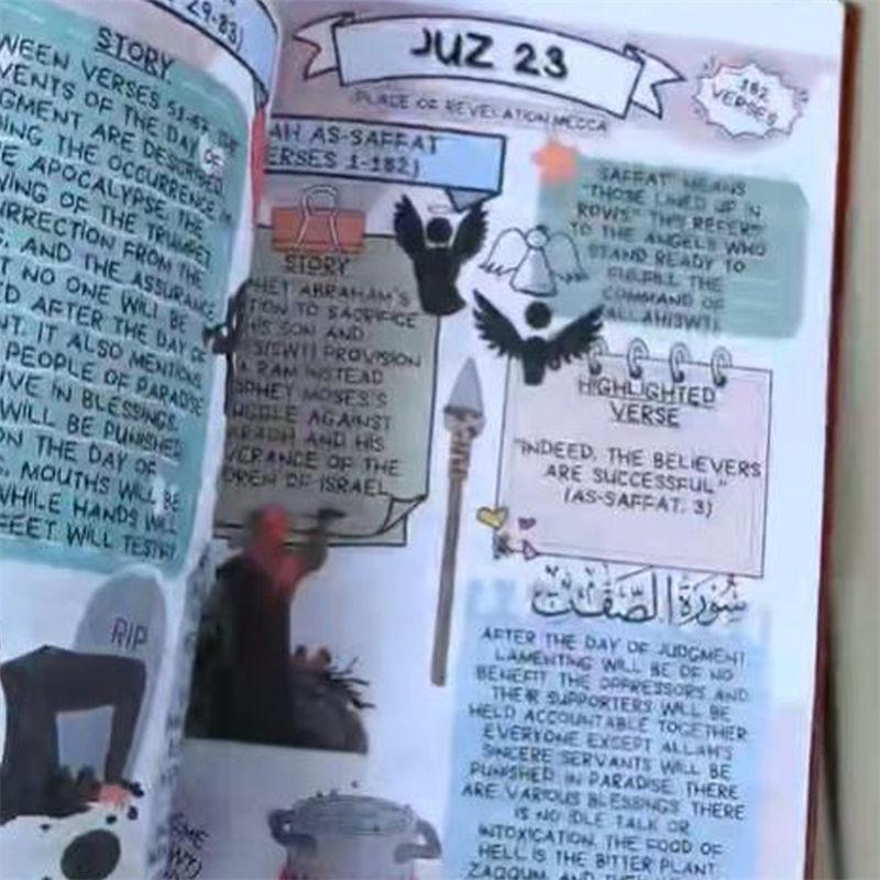 The Quran Journey Holy Quran Made Simple & Illustrated Quran Study Guide Book GZW