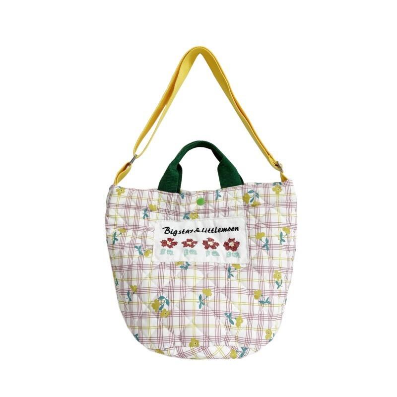 Trendy Korean Style Large Capacity Children's Bag With Floral Print For Boys And Girls