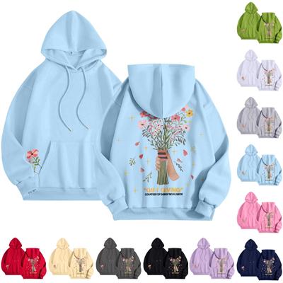 Womens Hoodies Oversized Sweatshirts Long Sleeve Casual Pullover Hooded Sweatshirt Tops